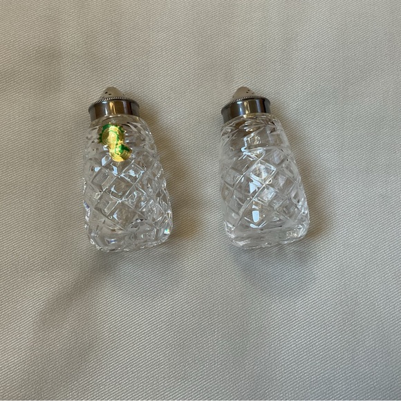 Waterford Crystal Other - Waterford Crystal Salt and Pepper Shakers with Silver Tops